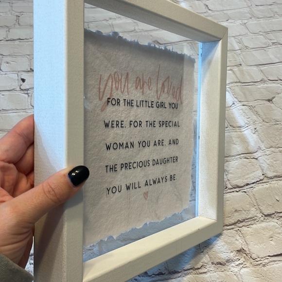 NWT Sincere Surroundings Wall Decor “Daughter” - Picture 4 of 5